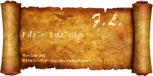 Für Lúcia névjegykártya